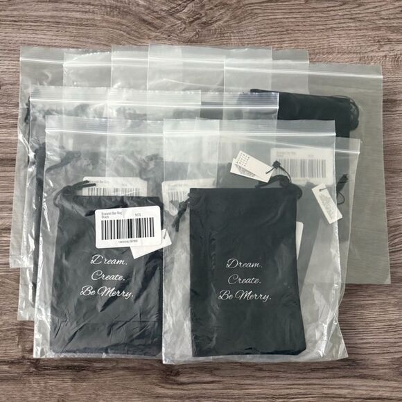 Bundle of 10 White House Black Market Bracelet Bar Bag Black Jewelry Bag Holder - Picture 4 of 4